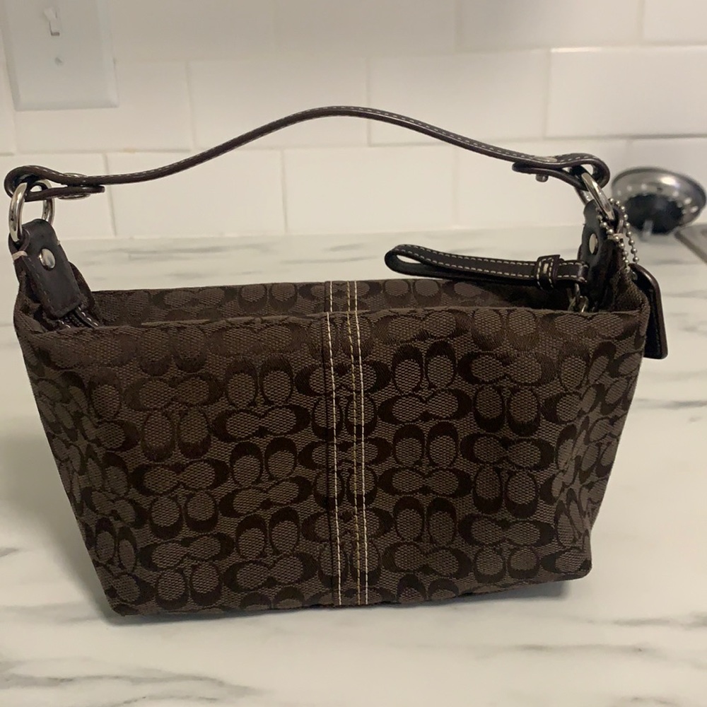 Vintage Mini Classic Signature Coach Mocha Purse